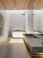 Zen SS316L Twin Shower Brushed Nickel (NR162205c02BN)