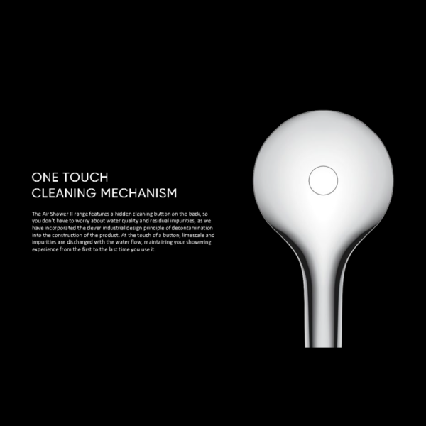 MECCA SHOWER ON BRACKET WITH AIR SHOWER II CHROME (NR221905FCH)