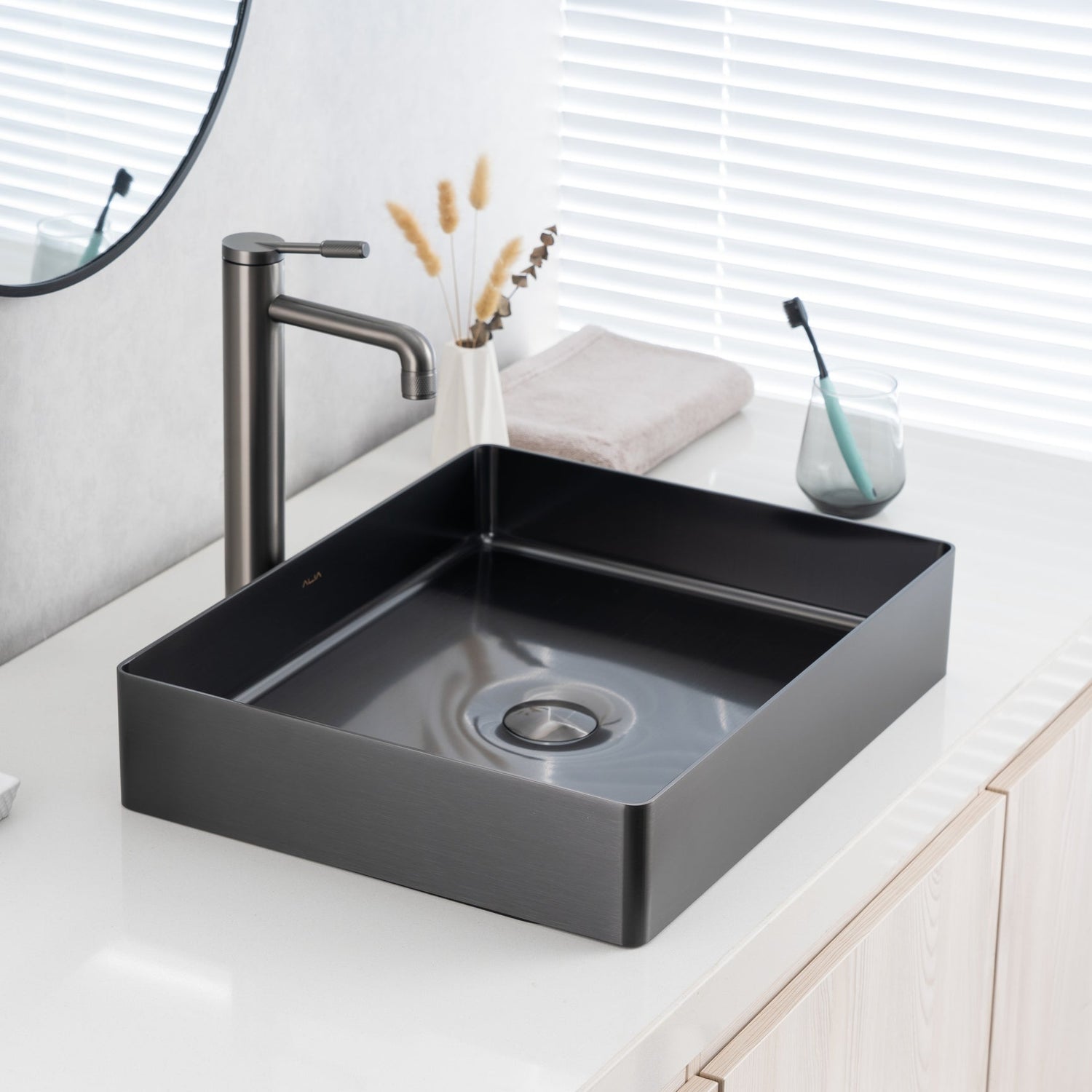 Stainless Steel Rectangular Basin – Modern Bathroom Sink